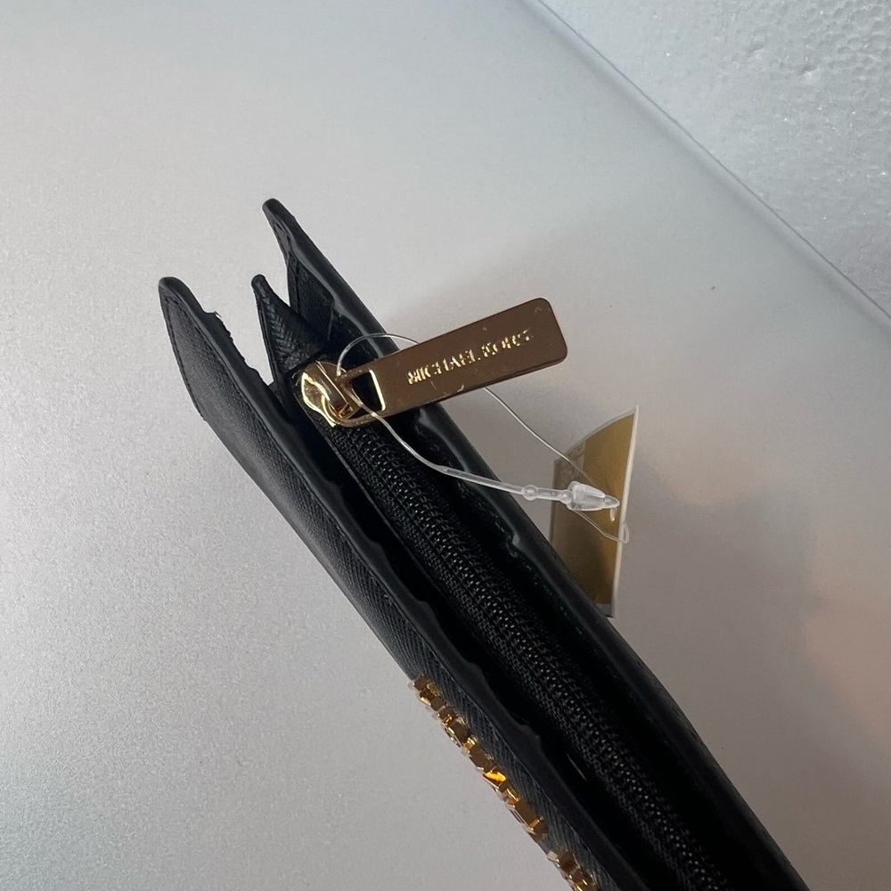 Michael Kors Black and Gold Wallet - Picture 8 of 8